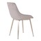 Armen Living Heidi Gray Velvet Dining Accent Chair with Chrome Metal Legs LCHESICHRGR - alternate 5